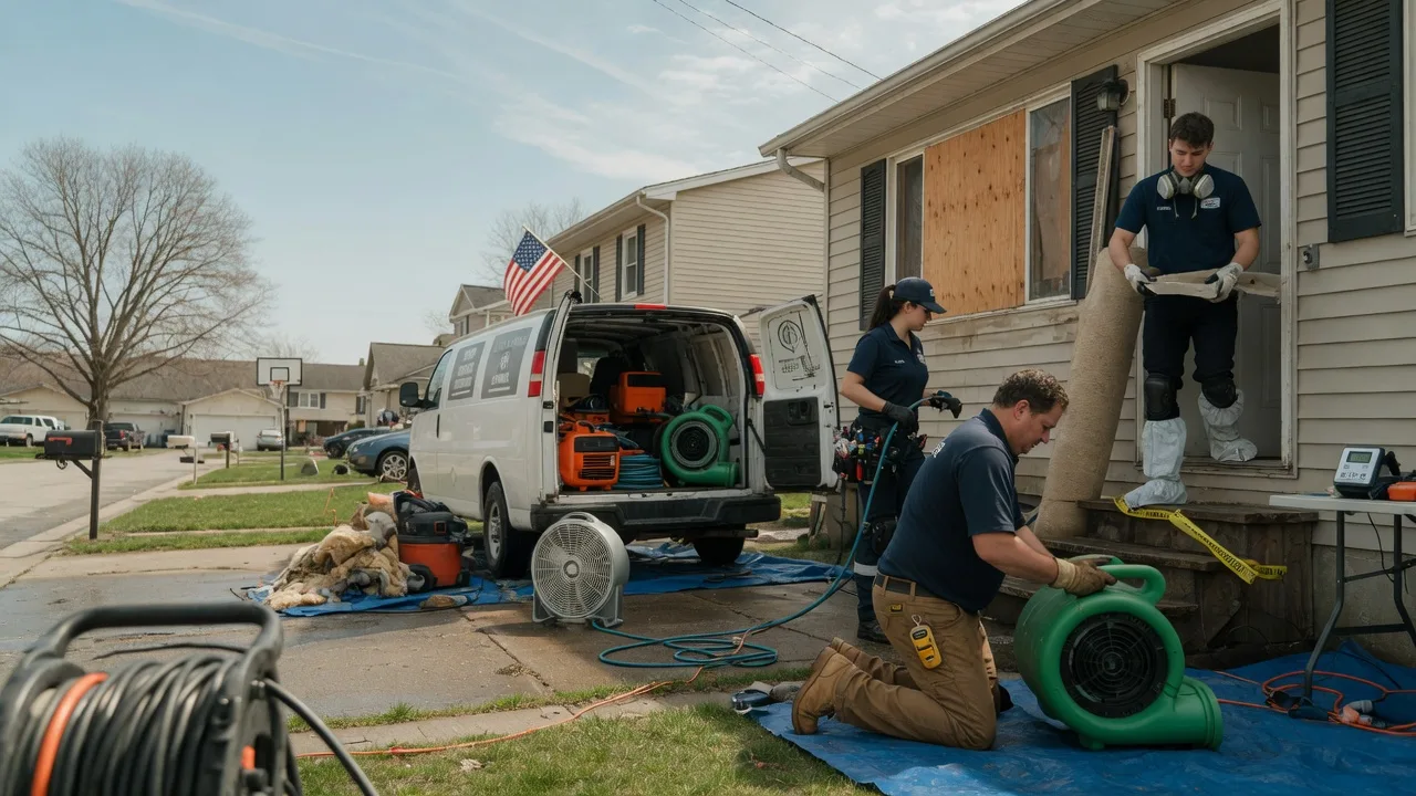 Water Damage Restoration in Trenton, IL near me